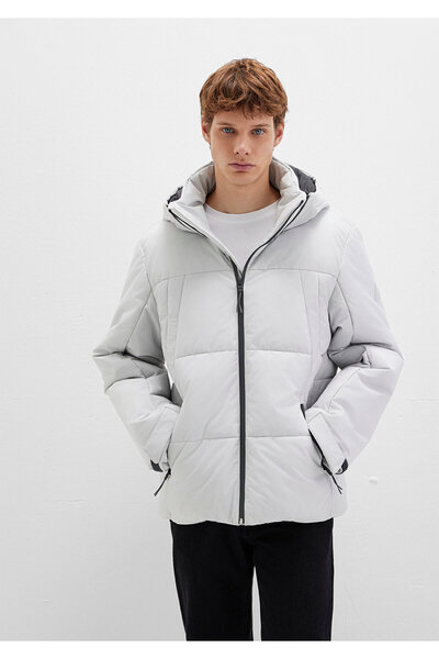 Mavi Water Repellent K Hooded Gray Inflatable Jacket 0110675-70074