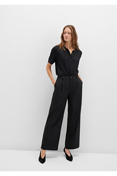 Mavi Striped Black Fabric Trousers 1011090-900
