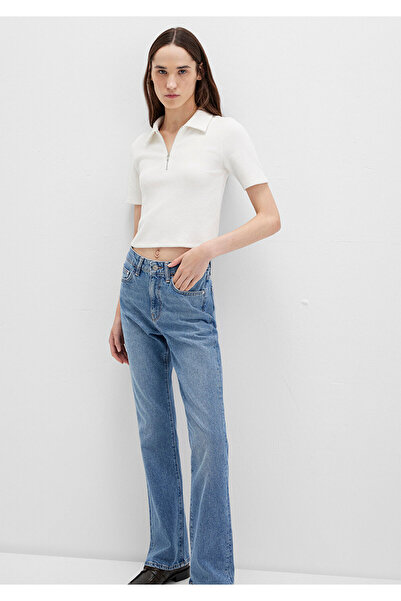 Mavi Ecru Polo T-Shirt Fitted / Bodycon Fit 1613593-70057