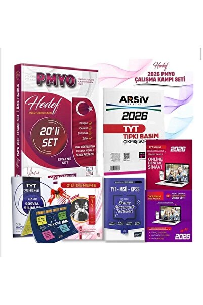 Liyakat Yayınları 20li Efsane Altın Set - 2026 Pmyo Özel Hazırlık - Altın Ser...