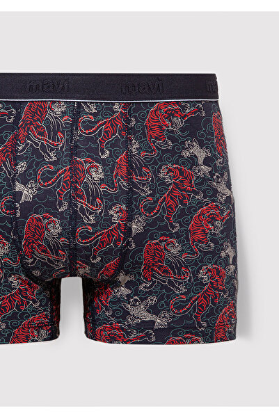 Mavi Τριπλό Tiger με τύπωμα Navy Blue Boxer 0912211-24413