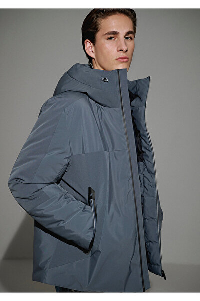 Mavi Water Repellent K Hooded Gray Inflatable Jacket 0110663-80776