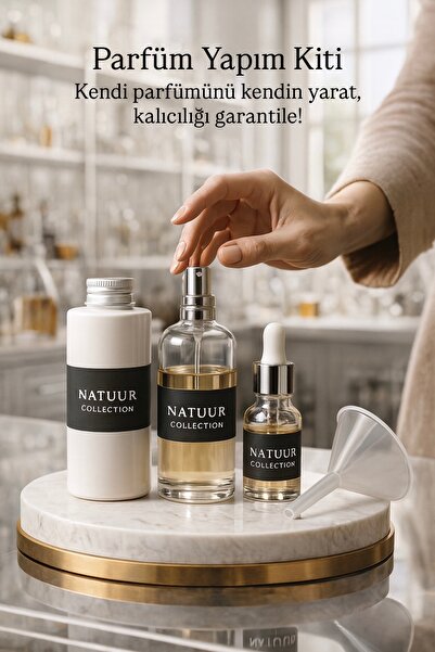 Natuur Collection N158 VS - Bombshell Kadın Parfüm Yapım Kiti Kalıcılığı Garantile Yoğun Konsantre Parfüm
