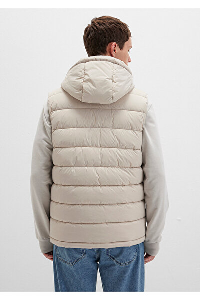 Mavi Hooded Beige Puffer Vest Regular Fit / Regular Cut 0110604-70144