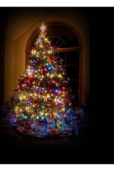 SARFEX 10 Metre 100 Ledli Fişli Led Işık Çok Renkli Dekor Lambası Yılbaşı Ağacı Işığı Rgb Organizasyon