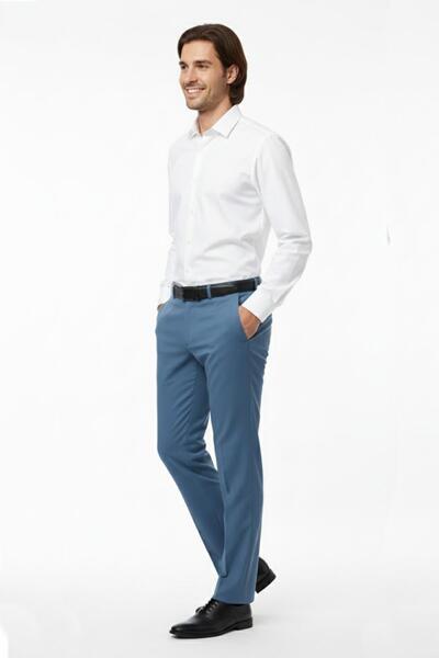 Günce Men's Classic Fabric Pants Lycra Fabric Bgl-St02205