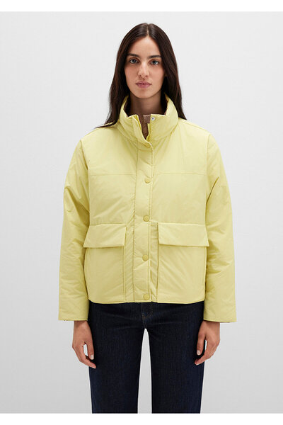 Mavi Water Repellent D Mock Neck Yellow Jacket Loose Fit / Relaxed Fit 1110618-71287