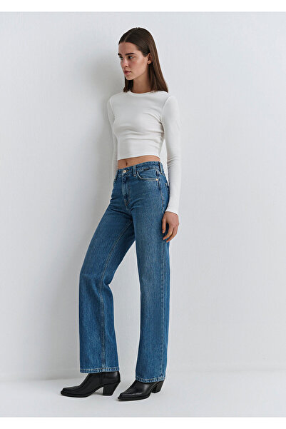 Mavi Szép, extra vintage stílusú indigókék farmernadrág 1012645-90804