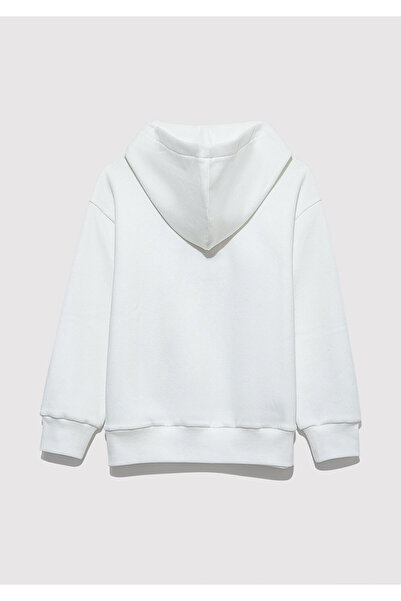 Mavi Jeans Printed Ecru Sweatshirt 6S10158-70057