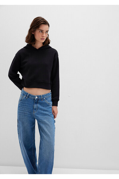 Mavi Hooded Black Sweatshirt 1S10386-900