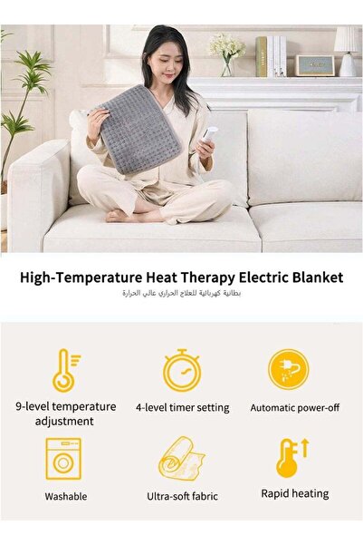OEM Heat Therapy Pad 30x60cm - Relieves Back, Leg, Hand Pain & Period Cramps, Auto Shut-Off