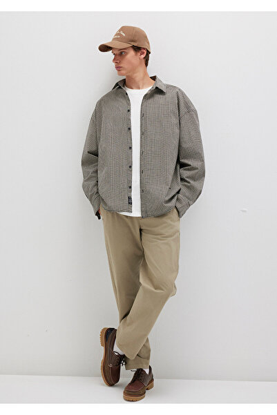 Mavi Beige Trousers with Stitching Detail 0010477-86749