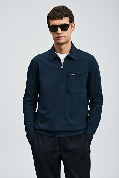 Lufian 112040043 Lucas Smart Polo Футболка Чоловіча Світшот СИНІЙ