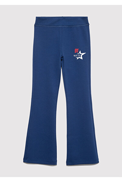 Mavi Leggings cu picior evazat cu imprimeu albastru marin 7010031-70721