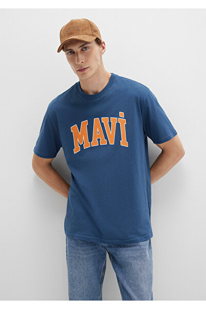 Mavi T-Shirt mit Logo-Print, lockere Passform / bequemer Schnitt 0611711-90609