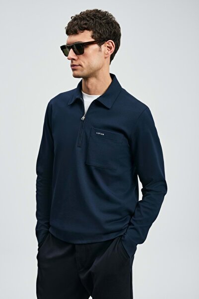 Lufian 112040043 Lucas Smart Polo Футболка Чоловіча Світшот СИНІЙ