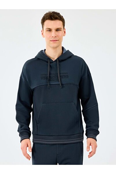 SKECHERS M Hoodie με κουκούλα Φούτερ S2520227 Ανδρικό με κουκούλα Φούτερ ΜΑΥΡΟ