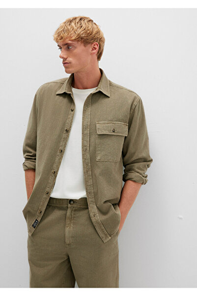 Mavi Χακί πουκάμισο Regular Fit / Normal Cut 0211668-71816