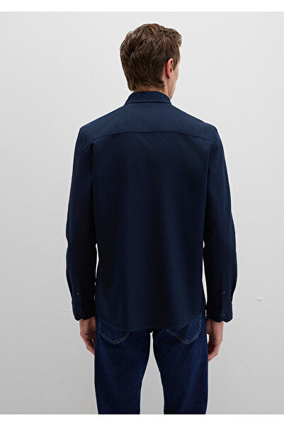 Mavi Marineblaues Hemd Slim Fit / Enganliegend 0211656-80872