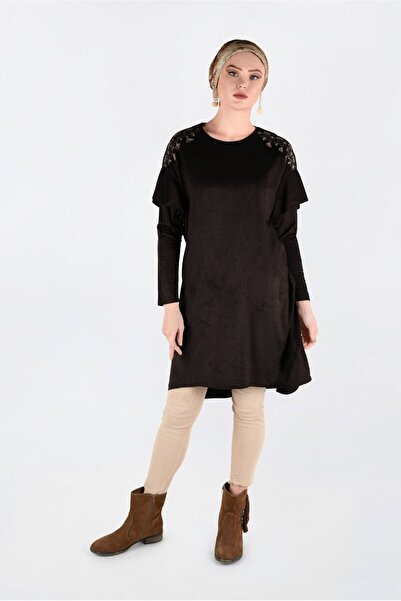 Alvina TUNIKA SA VEZENIM RAMENIMA I LEPRŠAVIM RUKAVIMA 4777