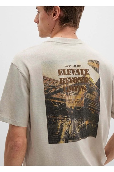 Mavi 0612837 με τύπωμα με τύπωμα T-shirt Ανδρικό T-Shirt ΜΠΕΖ