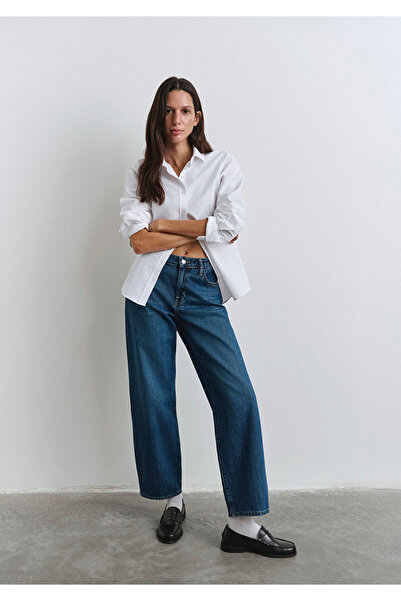 Mavi Leila Real Blue Indigo Blue Jean Παντελόνι 1010600-90997