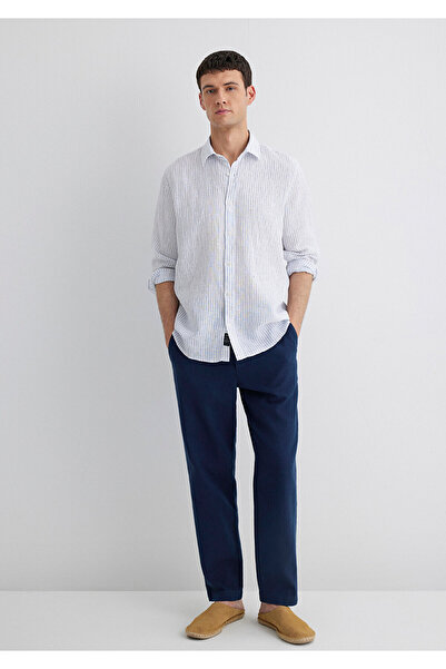 Mavi Ριγέ Λινό Πουκάμισο Standard 0211634-90795