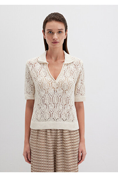 Mavi Ecru Knitwear Polo 1710680-82127