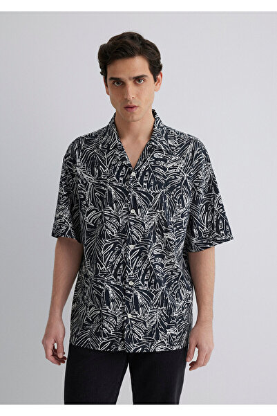 Mavi Короткий рукав, сорочка з принтом, вільний крій / вільний зручний крій 0211535-90436