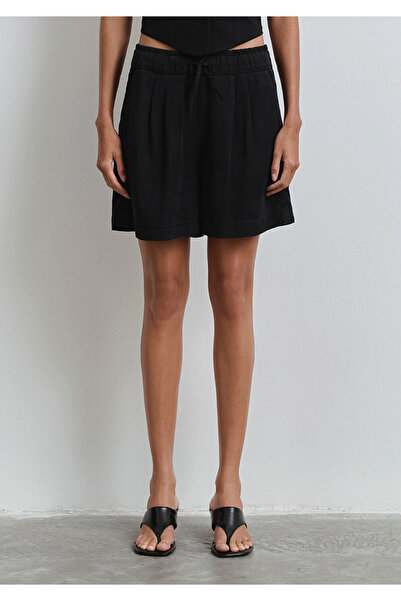 Mavi Penny Gold Classic Misty Black Jean Shorts 1410075-90103