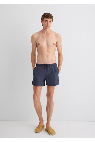 Mavi Pro Navy Blue Short Swim Trunks 0911510-80106