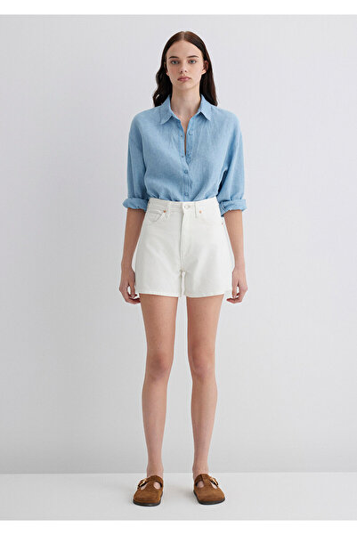 Mavi Verna Off White 90lar Jeans-Shorts 1410059-90443