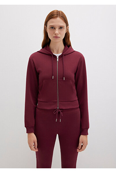 Mavi Φούτερ με κουκούλα Claret Red Interlock 1S10424-70394