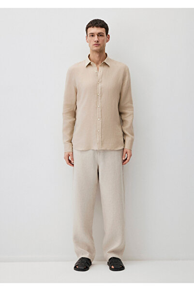 Mavi Beige Linen Shirt Slim Fit / Slim Fit 0211466-70004