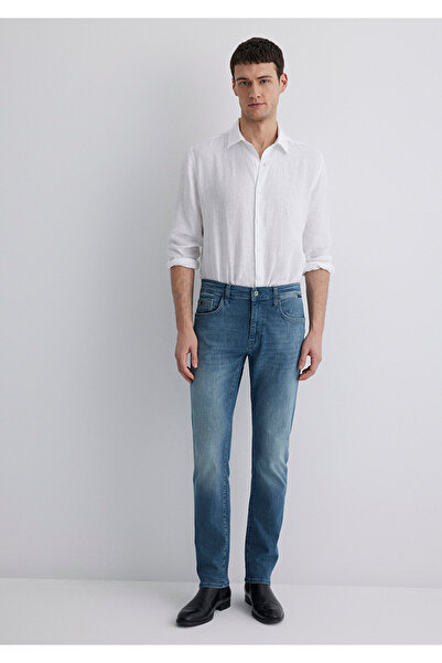 Mavi Marcus Lux Black Misty Indigo Blue Jean Παντελόνι 0035189560