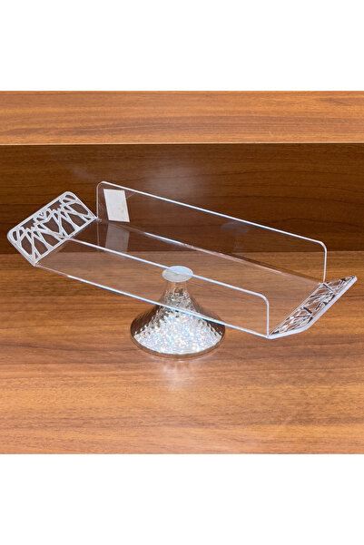 ALQANNAS Acrylic serving dishes with a base | Elegant design for desserts, very high quality