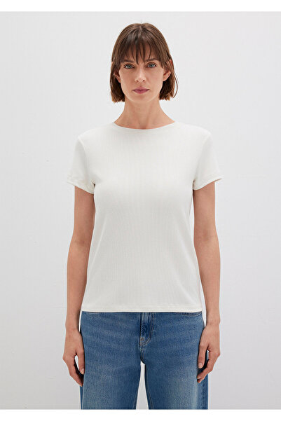 Mavi Λευκό Basic T-Shirt Slim Fit 1612904 -80194