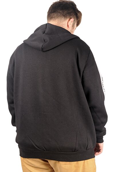 ModeXL Чоловічий світшот з капюшоном Pieced Arm - Mode XL, чорний 21515