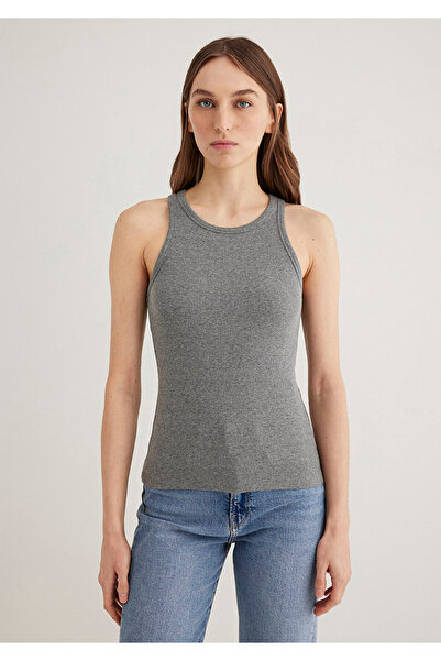 Mavi Halter Neck Grey Basic Singlet Slim Fit / Slim Fit 1612462 -83096