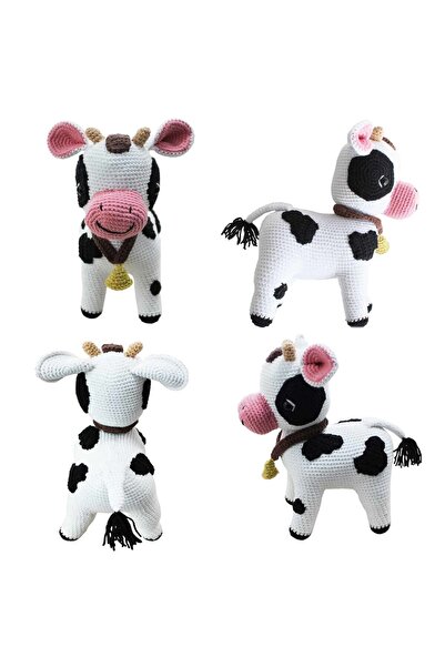 bebegen Buzu Sevimli Buzağı Amigurumi Organik Oyuncak