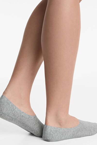 Oysho 2 pairs of high cut cotton blend invisible socks
