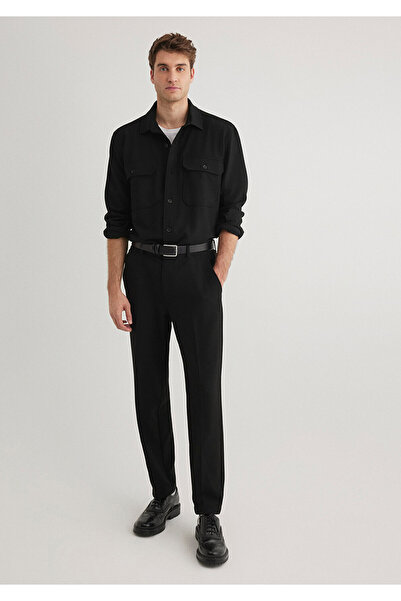 Mavi Μαύρο πουκάμισο κανονική εφαρμογή / Κανονική εφαρμογή 0211395 -900