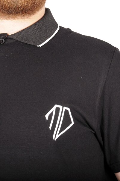 ModeXL Mode Xl Великий розмір Футболка Поло Кишеня Sup Md Basic 21555 Чорний