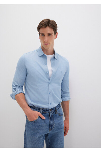 Mavi Pletená košile - střih sedící na těle 0210294 -70730