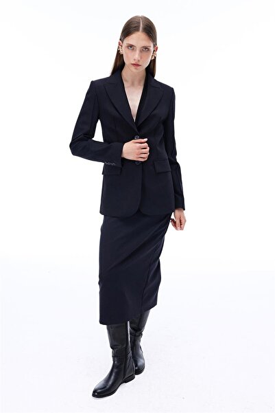 Perspective Animas Regular Fit Standard Length Men's Lapel Black Jacket