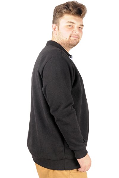 ModeXL Чоловіча сорочка-поло Mode Xl з переробленого селаніку B20418 Чорна