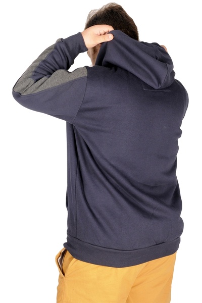 ModeXL Mode Xl Великий розмір Чоловічий світшот Arm Strap 21503 Синій