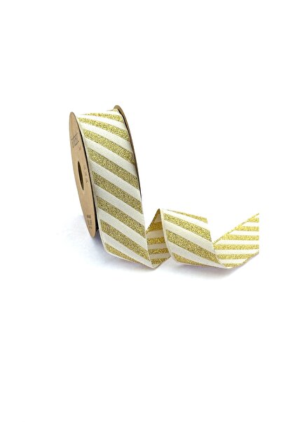 FANTASTIC KURDELE SİMLİ & SAÇAKLI DOKUMA YILBAŞI KURDELESİ (35mm GENİŞLİK - 1...