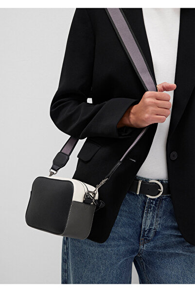 Mavi Anthracite Black Crossbody Bag - with Strap, 1910084 -88035