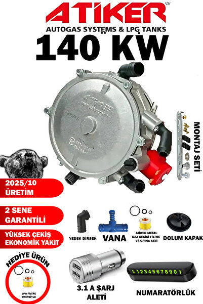ATİKER Atiker Karbüratörlü Beyin 140 Kw